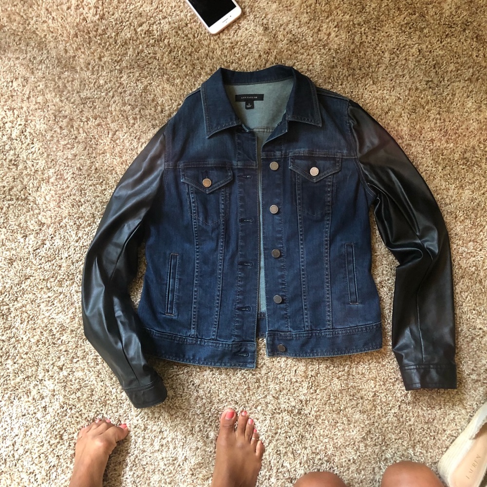 Denim and Leather Jacket